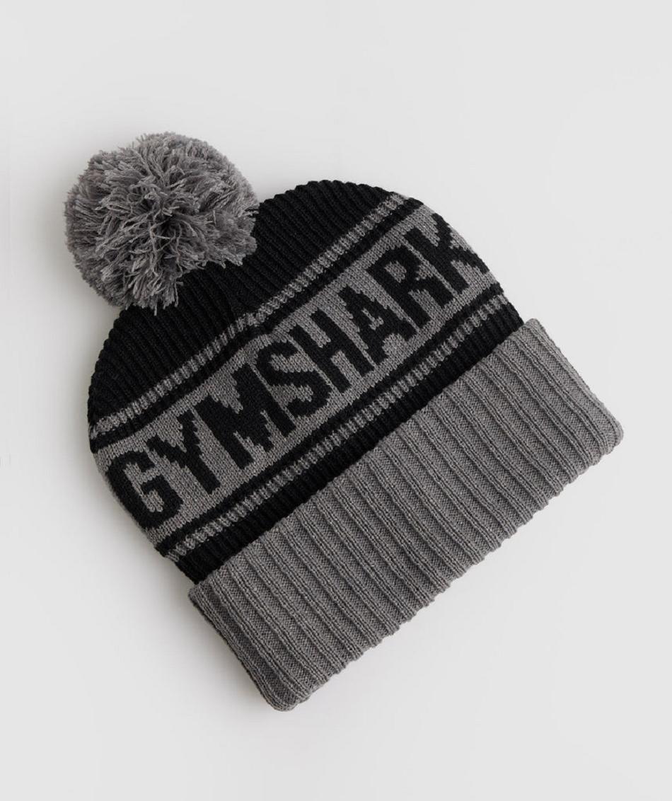 Sombreros Gymshark Pom Beanie Mujer Negras Gris | CO 3047PJJ